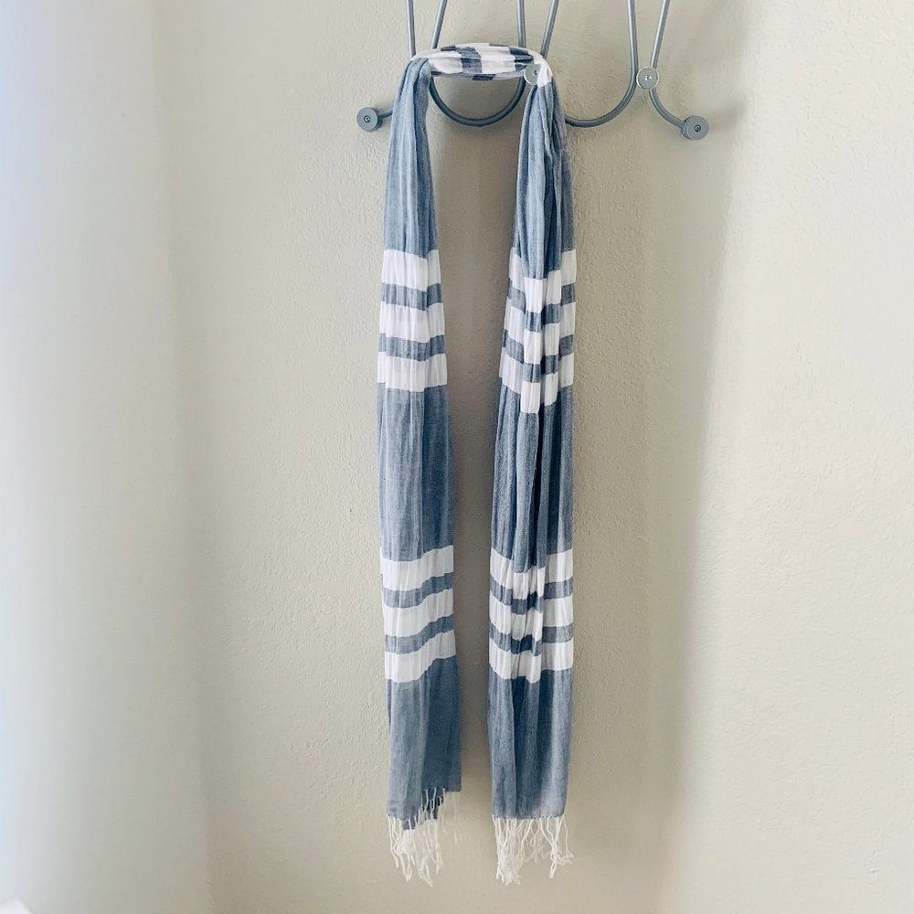 Lightweight Striped Scarf